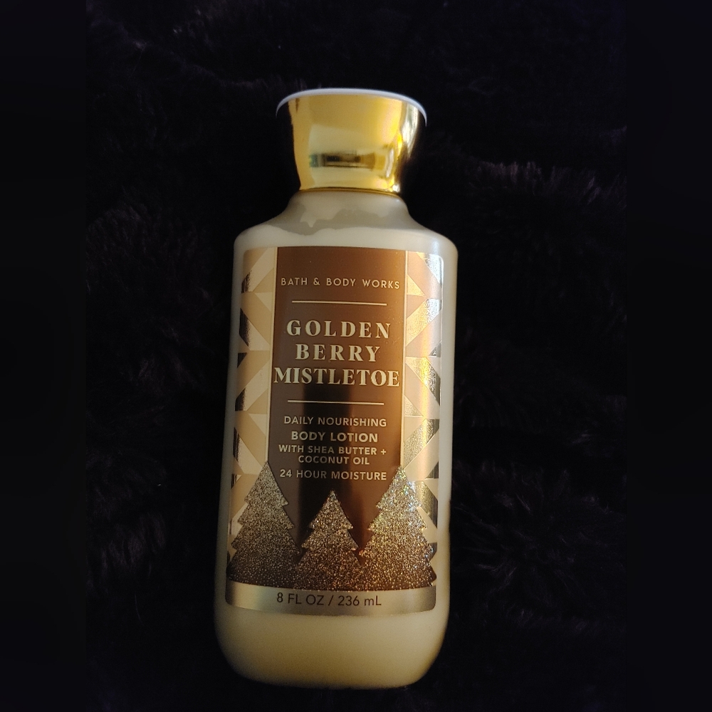 Bath and Body Works Golden Berry Mistletoe Body Lotion